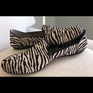 Navy Zebra Rothy’s Loafers